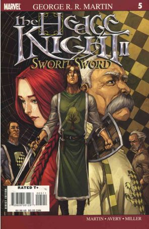 Hedge Knight II: Sworn Sword 5 published by Marvel with cover art by Mike S. Miller