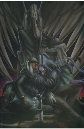 Bloodshed 4 published by Damage with cover art by Oscar Rodriguez