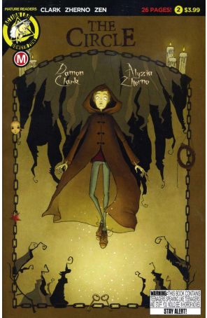 The Circle (Danger Zone) 2A published by Action Lab with cover art by Alyzia Zherno