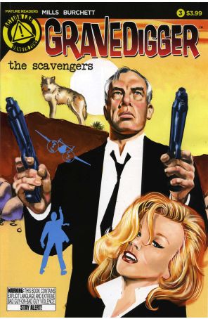 Gravedigger 3 published by Action Lab with cover art by Rick Burchett