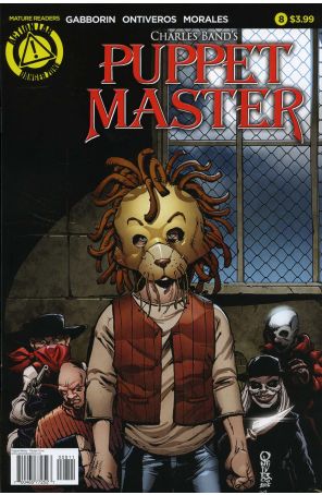 Puppet Master (Danger Zone) 8 published by Action Lab with cover art by Antonio Ontiveros