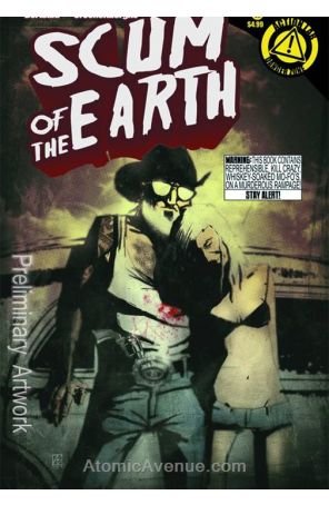 Scum of the Earth (Danger Zone) 1A published by Action Lab with cover art by Rob Croonenborghs