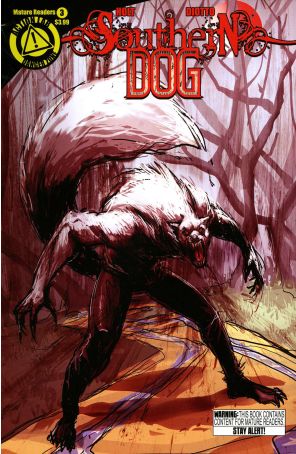 Southern Dog 3 published by Action Lab with cover art by Riley Rossmo