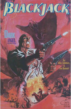 Blackjack (Vol. 1) 1 published by Dark Angel with cover art by Joe Bennett