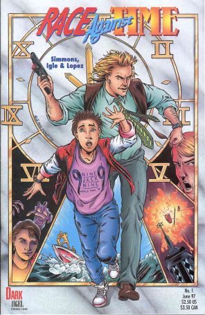 Race Against Time 1 published by Dark Angel with cover art by Jamal Igle