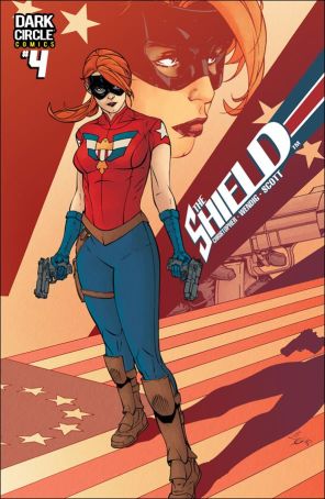 Shield (Archie, 2nd Series) 4A published by Archie with cover art by Drew Johnson