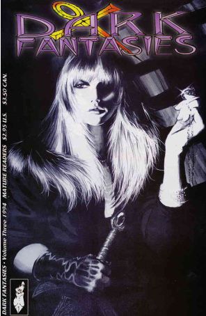 Dark Fantasies 3 published by Dark Fantasy with cover art by James O’Barr