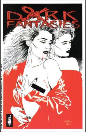 Dark Fantasies 4 published by Dark Fantasy with cover art by Steve Woron