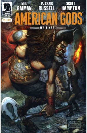 American Gods: My Ainsel 1 published by Dark Horse with cover art by Glenn Fabry