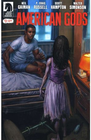 American Gods 3 published by Dark Horse with cover art by Glenn Fabry
