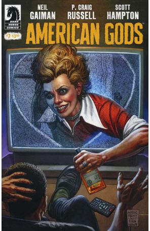 American Gods 7 published by Dark Horse with cover art by Glenn Fabry