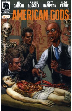 American Gods 8 published by Dark Horse with cover art by Glenn Fabry