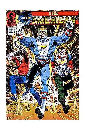The American 4 published by Dark Horse with cover art by Chris Warner