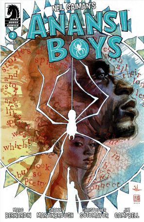 Anansi Boys 2A published by Dark Horse with cover art by David Mack