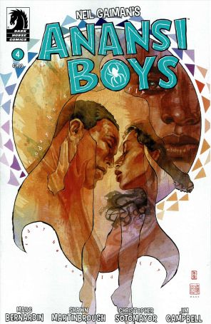 Anansi Boys 4A published by Dark Horse with cover art by David Mack