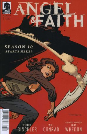 Angel And Faith Season 10 1A published by Dark Horse with cover art by Chris Samnee