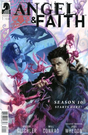 Angel And Faith Season 10 1 published by Dark Horse with cover art by Scott Fischer