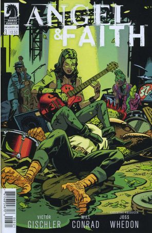 Angel And Faith Season 10 3A published by Dark Horse with cover art by Chris Samnee