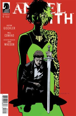 Angel And Faith Season 10 4A published by Dark Horse with cover art by Chris Samnee