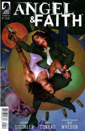 Angel And Faith Season 10 4 published by Dark Horse with cover art by Scott Fischer