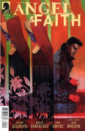 Angel And Faith Season 10 5 published by Dark Horse with cover art by Scott Fischer