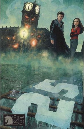 Angel And Faith 1C published by Dark Horse with cover art by Georges Jeanty