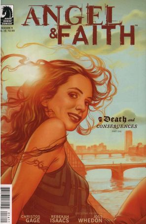 Angel And Faith 16 published by Dark Horse with cover art by Dan Jackson