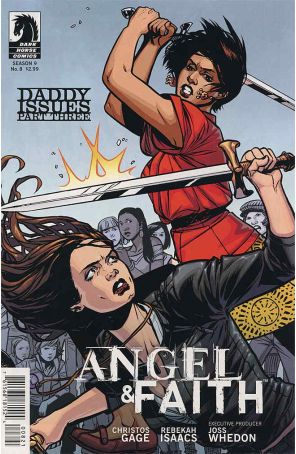 Angel And Faith 8A published by Dark Horse with cover art by Rebekah Isaacs