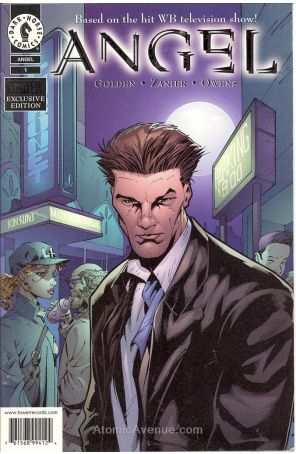 Angel (2nd series) 1B published by Dark Horse with cover art by Jeff Matsuda