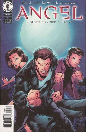 Angel (2nd series) 1 published by Dark Horse with cover art by Jeff Matsuda