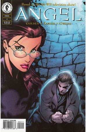 Angel (2nd series) 2 published by Dark Horse with cover art by Jeff Matsuda