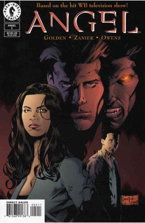 Angel (2nd series) 5 published by Dark Horse with cover art by Christian Zanier