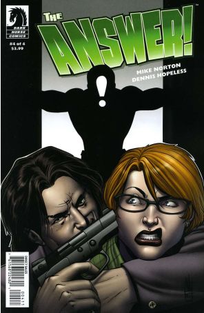 The Answer! 4 published by Dark Horse with cover art by Mark Englert