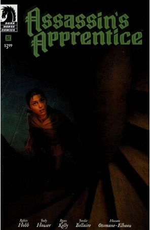 Assassin's Apprentice 4 published by Dark Horse with cover art by Anna Steinbauer