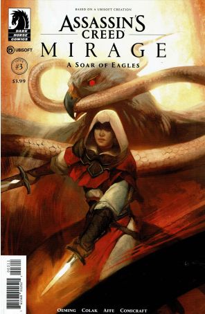 Assassin's Creed Mirage: A Soar Of Eagles 3 published by Dark Horse with cover art by Julie Dillon