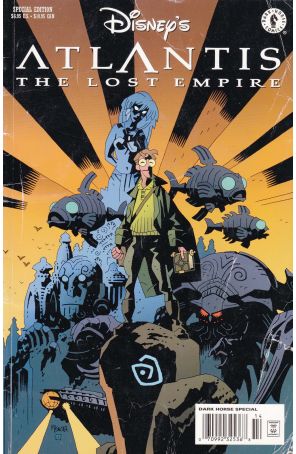 Atlantis: The Lost Empire 1 (Newsstand) published by Dark Horse with cover art by Mike Mignola