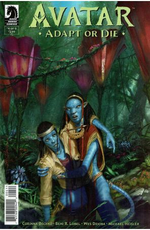 Avatar: Adapt or Die 4 published by Dark Horse with cover art by Mark Molchan