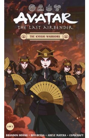 Avatar: The Last Airbender-The Kyoshi Warriors 1A published by Dark Horse with cover art by Danielle Weires