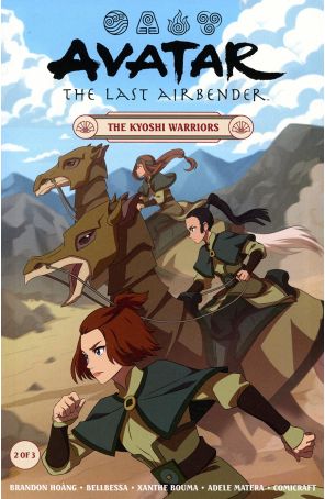Avatar: The Last Airbender-The Kyoshi Warriors 2 published by Dark Horse with cover art by Danielle Weires
