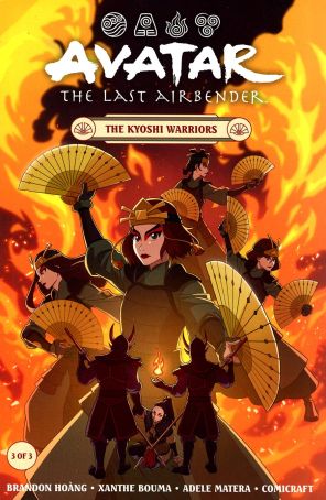 Avatar: The Last Airbender-The Kyoshi Warriors 3 published by Dark Horse with cover art by Danielle Weires