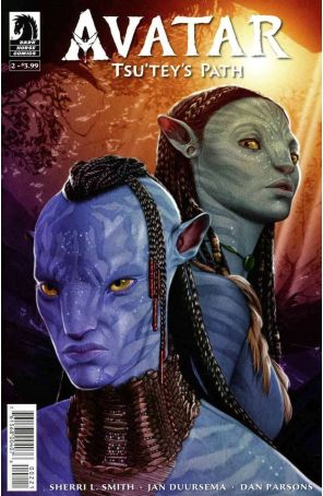 Avatar: Tsu'tey's Path 2B published by Dark Horse with cover art by Shea Standerfer