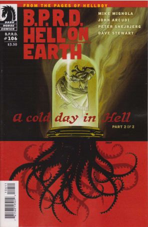 B.P.R.D. Hell On Earth: A Cold Day In Hell 2 published by Dark Horse with cover art by Dave Stewart