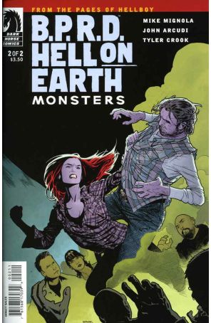 B.P.R.D. Hell On Earth: Monsters 2 published by Dark Horse with cover art by Ryan Sook