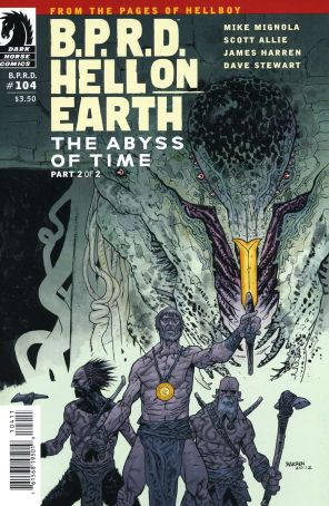 B.P.R.D. Hell On Earth: The Abyss of Time 2 published by Dark Horse with cover art by James Harren