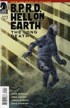 B.P.R.D. Hell On Earth: The Long Death 1 published by Dark Horse with cover art by Duncan Fegredo
