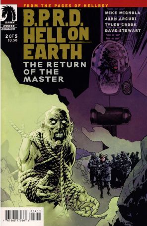 B.P.R.D. Hell On Earth: The Return of the Master 2 published by Dark Horse with cover art by Dave Stewart