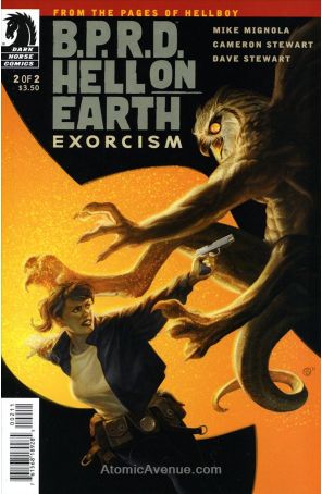 B.P.R.D. Hell on Earth: Exorcism 2 published by Dark Horse with cover art by Viktor Kalvachev