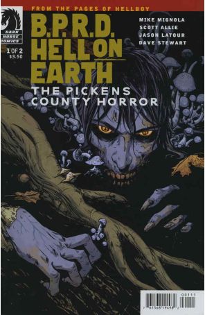 B.P.R.D. Hell on Earth: The Pickens County Horror 1 published by Dark Horse with cover art by Becky Cloonan