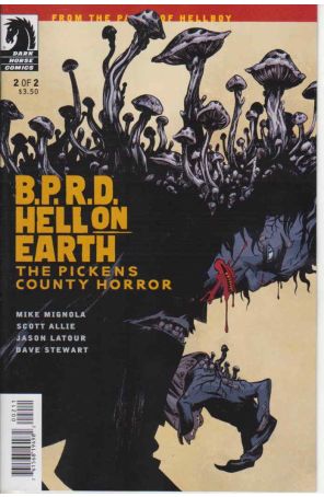 B.P.R.D. Hell on Earth: The Pickens County Horror 2 published by Dark Horse with cover art by Becky Cloonan