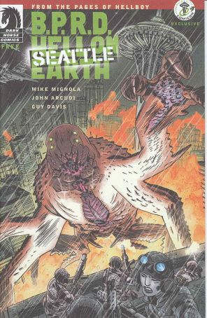 B.P.R.D. Hell on Earth 1 published by Dark Horse with cover art by Guy Davis